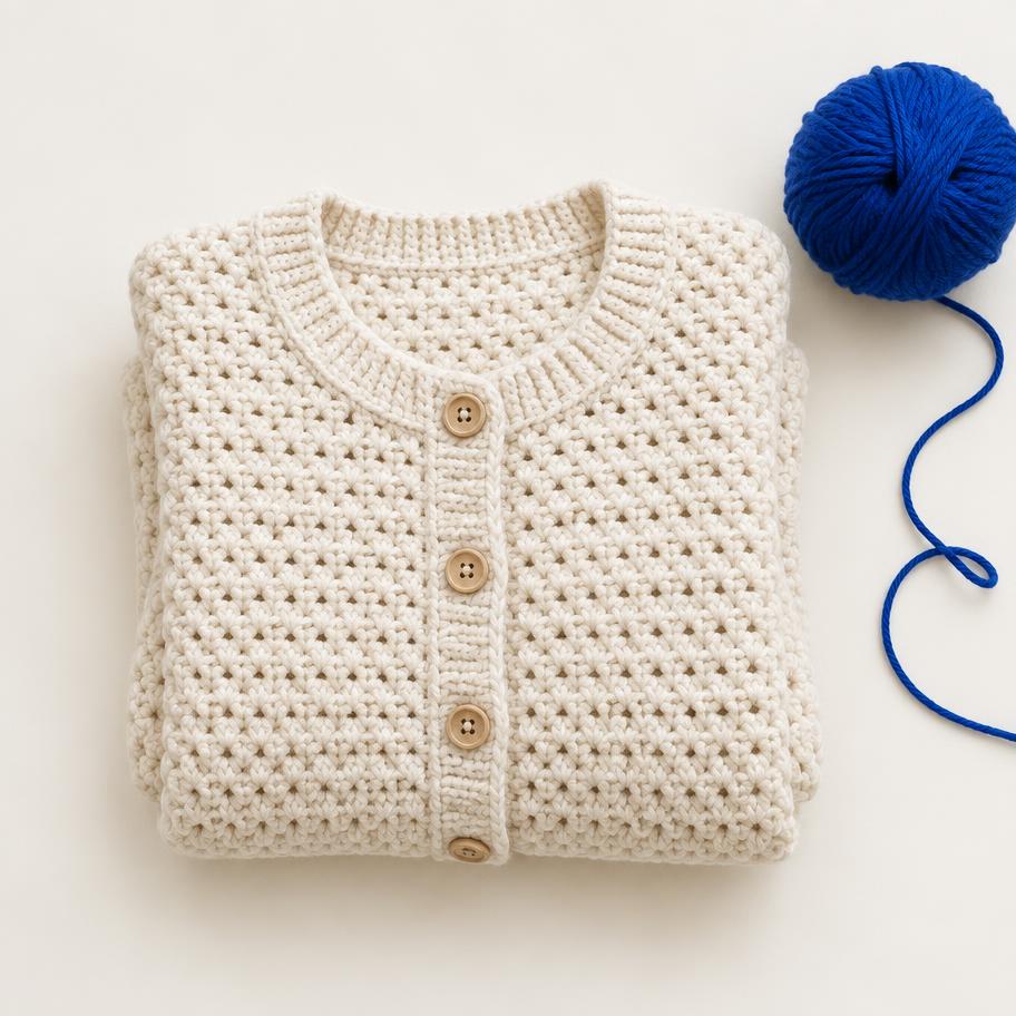 Handmade crochet detail